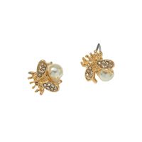 Fashion Plating Alloy Artificial Gemstones Earrings main image 6