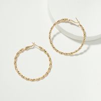 Simple Circle Earrings Wholesale main image 4