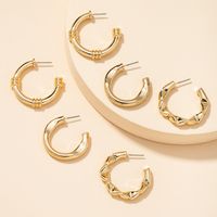 Fashion Metal Basic Earrings Set main image 2
