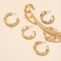 Fashion Metal Basic Earrings Set main image 3