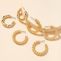 Fashion Metal Basic Earrings Set main image 1