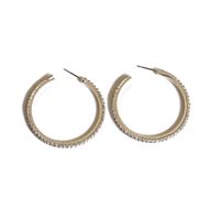 Boucles D&#39;oreilles Diamant En Forme De C main image 6