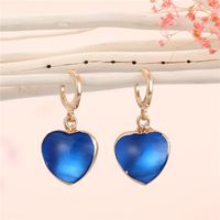 Fashion Heart Devil Eye Earrings Necklace main image 5