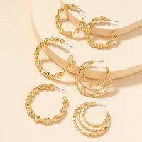 Fashion Metal Basic Earrings Set main image 1