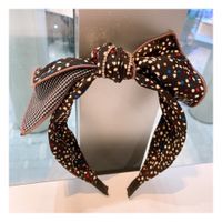 Retro Bow Rhinestone Hair Band main image 3