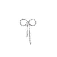 Korean Fashion Full Diamond Bow Ear Bone Clip main image 6