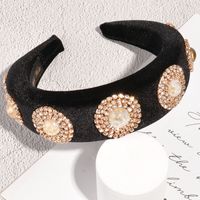 Korea Retro Rhinestone Headband main image 1