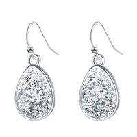 Fashion Crystal Water Droplets Earrings sku image 1