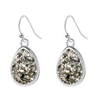 Fashion Crystal Water Droplets Earrings sku image 2