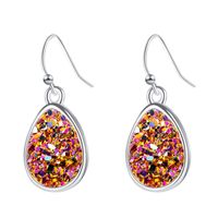 Fashion Crystal Water Droplets Earrings sku image 4