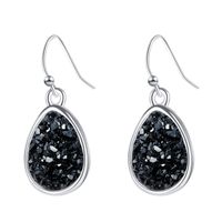 Fashion Crystal Water Droplets Earrings sku image 6