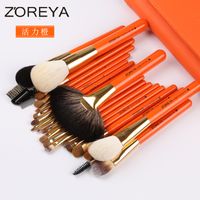 Wholesale  Makeup Brushes  Hot Selling 22 Wool Makeup Brush Set sku image 2