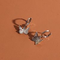 Fashion Butterfly Necklace Earrings sku image 2