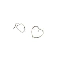 New Fashion Simple Geometric Heart-shaped Earrings sku image 2