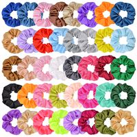 New Solid Color Large Intestine Hair Scrunchies Set main image 2