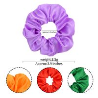 New Solid Color Large Intestine Hair Scrunchies Set main image 5