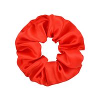 New Solid Color Large Intestine Hair Scrunchies Set sku image 11