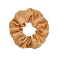 New Solid Color Large Intestine Hair Scrunchies Set sku image 1