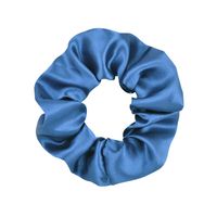 New Solid Color Large Intestine Hair Scrunchies Set sku image 5