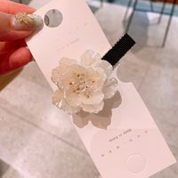 Korean Retro Small Fragrance Style Handmade Shell Flowers White Wild Headband Jewelry Wholesale Nihaojewelry sku image 1
