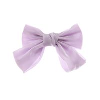 New French Pearlescent Satin Bow Hairpin main image 6