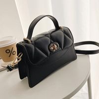 New Trendy Rhombus Portable Small Square Bag main image 3