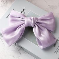New French Pearlescent Satin Bow Hairpin sku image 2