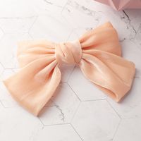 New French Pearlescent Satin Bow Hairpin sku image 4