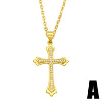 Hip Hop Stainless Steel Cross Necklace main image 3