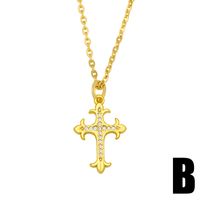 Hip Hop Stainless Steel Cross Necklace main image 4