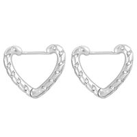 Korean Retro Love Heart Earrings main image 4