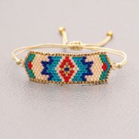 Bohemian Ethnic Style Wild Miyuki Rice Beads Hand-woven Beaded Bracelet main image 1