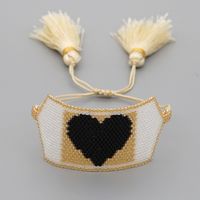 Bohemian Ethnic Style Woven Love Heart Beaded Bracelet main image 5
