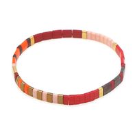 Simple Bohemian Ethnic Style Color Matching Tila Rice Beads Small Bracelet main image 6