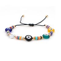 Simple Bohemian Hand Ethnic Glass Eye Bead Bracelet main image 5