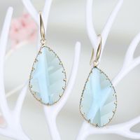 New Fashion Geometric Crystal Earrings main image 1