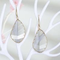 New Fashion Geometric Crystal Earrings main image 3