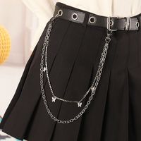 Hip-hop Punk Wild Butterfly Circle Waist Chain main image 1