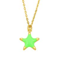 Simple Starfish Pendant Necklace sku image 1