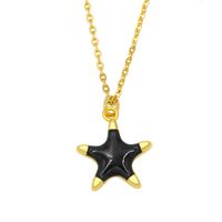 Collar Con Colgante De Estrella De Mar Simple sku image 3