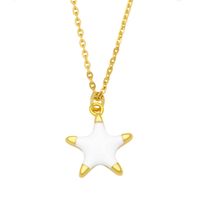 Collar Con Colgante De Estrella De Mar Simple sku image 4