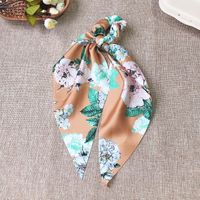 Fashion Simple  Long Ribbon Flowers Hair Scrunchies sku image 4