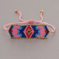 Bohemian Ethnic Style Wild Miyuki Rice Beads Hand-woven Beaded Bracelet sku image 1