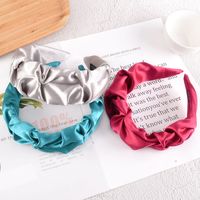 Korean New Fashion Simple Pure Color Headband main image 1