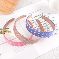 Korean New Five-pointed Star Polka Dot Hair Band main image 3