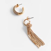 Diamond Tassel Earrings Wholesale main image 6