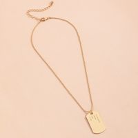 Simple Round Bead Chain Gold Coin Pendant Necklace main image 4