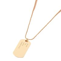 Simple Round Bead Chain Gold Coin Pendant Necklace main image 6