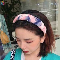 Tie-dye Gradient Color Braid Headband main image 3