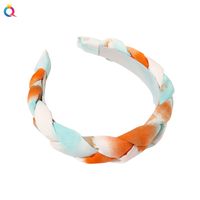 Tie-dye Gradient Color Braid Headband main image 5
